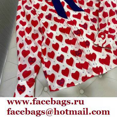 Gucci GG & RED HEART SHIRT 2021